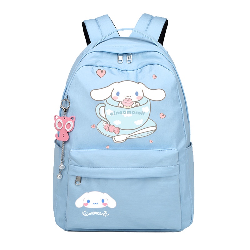 Balo Đi Học Họa Tiết Hoạt Hình Cinnamoroll Đáng Yêu Thời Trang 2024 Phong Cách Nhật Hàn Cho Bé Gái