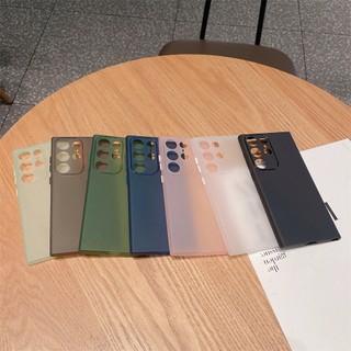 Ốp điện thoại Pp mềm siêu phẳng cho Samsung Galaxy S24 S23 S22 Ultra S21 S22 S23 S24 Plus Note 20 Vỏ trong suốt siêu mờ K01