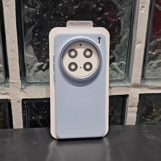 Khung kim loại tương thích với ốp điện thoại Vivo X200, họa tiết litchi đơn giản, X200 Pro mới, lỗ lớn, hàng hóa có tính thẩm mỹ cao.