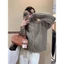 Áo khoác len cardigan thu đông thiết kế cổ cao phối cúc phong cách thời trang XIMIMI SP237