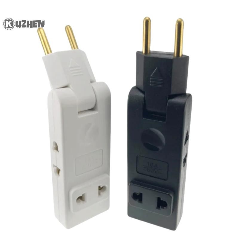 Kuzhen 4 Trong 1 Ổ Cắm Tường Nối Dài Ổ Cắm Điện EU 180 Độ Cắm Adapter Du Lịch Aadapter Di Động Bộ Chuyển Đổi Nguồn Nóng