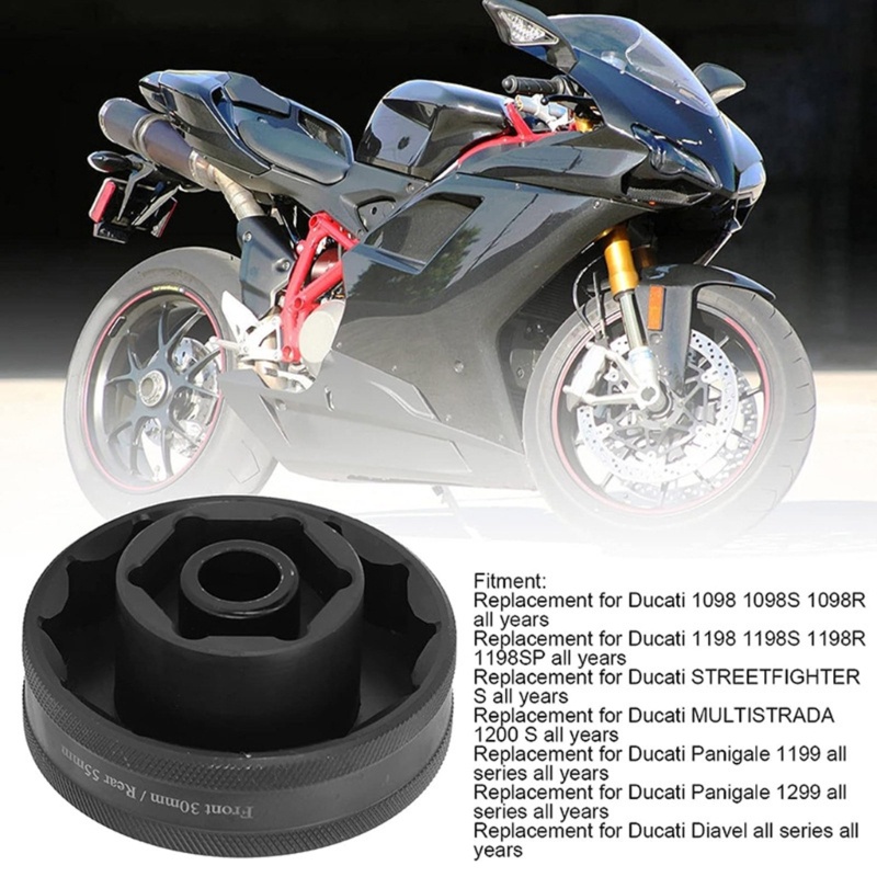 MIS Chuyên Nghiệp Lớp 55mm + 30mm Bánh Xe Đai Ốc Ổ Cắm Công Cụ Sửa Chữa Hiệu Quả Nhanh Phù Hợp Cho 1098 1198 1199S Bền