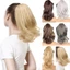 DELMER Vuốt Kẹp Đuôi Ngựa, Tóc Giả Đuôi Ngựa Xoăn Dài, Tất Cả Trận Đấu Tổng Hợp Lông Tơ Tự Nhiên Đuôi Ngựa Tóc Nữ