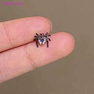 1 Đôi Khuyên Tai Hình Nhện / Trái Tim Đính Đá zircon Thời Trang Cho Nữ vn