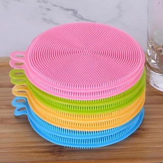 Bàn Chải Rửa Chén Dĩa Bằng Silicon Dày Không Trơn Đa Năng