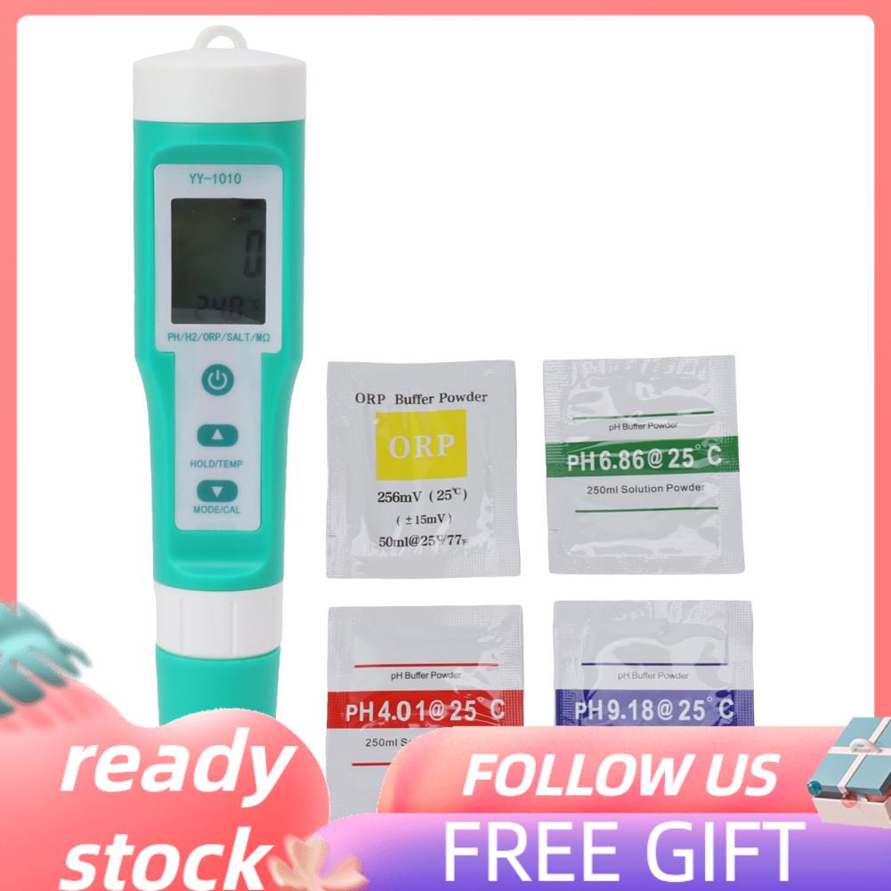 Hanhan1 PH Tester IP67 Large Screen Auto Temp Compensation Water ...