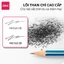 Bút chì gỗ lục giác 2B/HB Nusign x Deli - vẽ mỹ thuật, làm bài kiểm tra, nhạy với máy chấm thi, dân vp