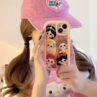 Ốp Điện Thoại Silicon Họa Tiết Công Chúa 3d Cho iphone 15 pro max 14 pro max 13 pro max 12 pro max