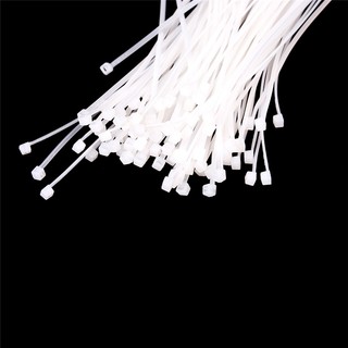 Set 100 Dây Rút Nilon Màu Trắng Đen Khóa Dây Cáp Tiện Dụng
