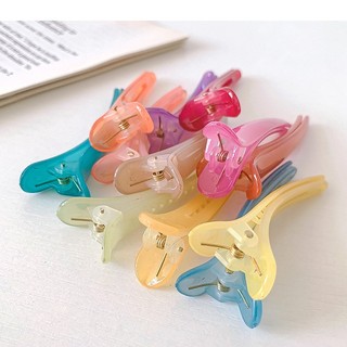 Kẹp Tóc Mỏ Vịt Bằng Nhựa Đơn Giản Thời Trang Cho Nữ