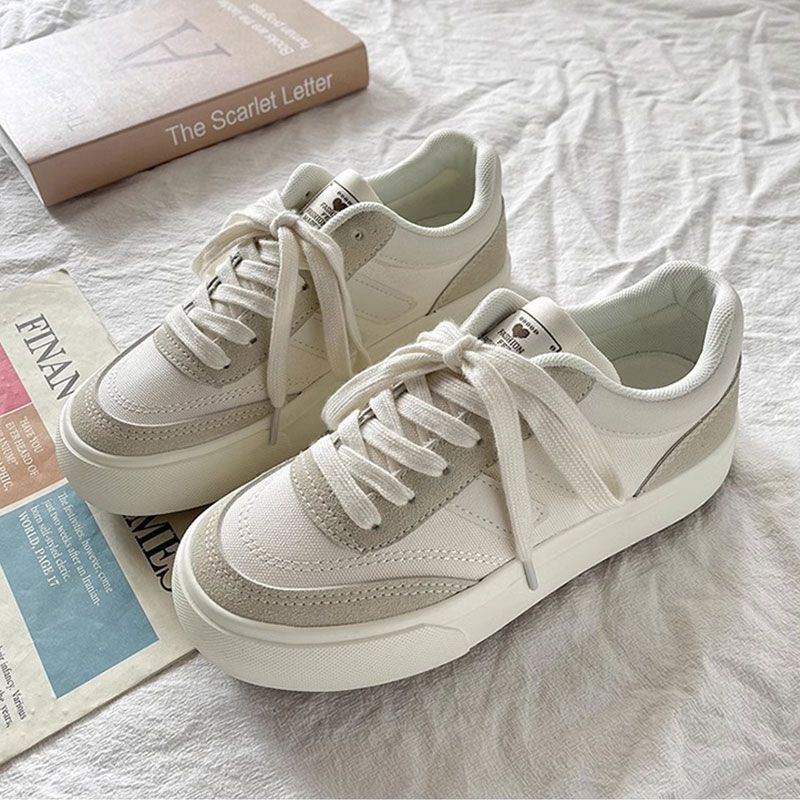 Giày Thể Thao canvas Đế Dày Thời Trang Nữ retro