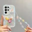 Ốp lưng Samsung S22 Ultra Ốp lưng dễ thương Vỏ kem Edge Điện thoại Hình ba chiều Búp bê Vỏ mềm Full Case NYGZ