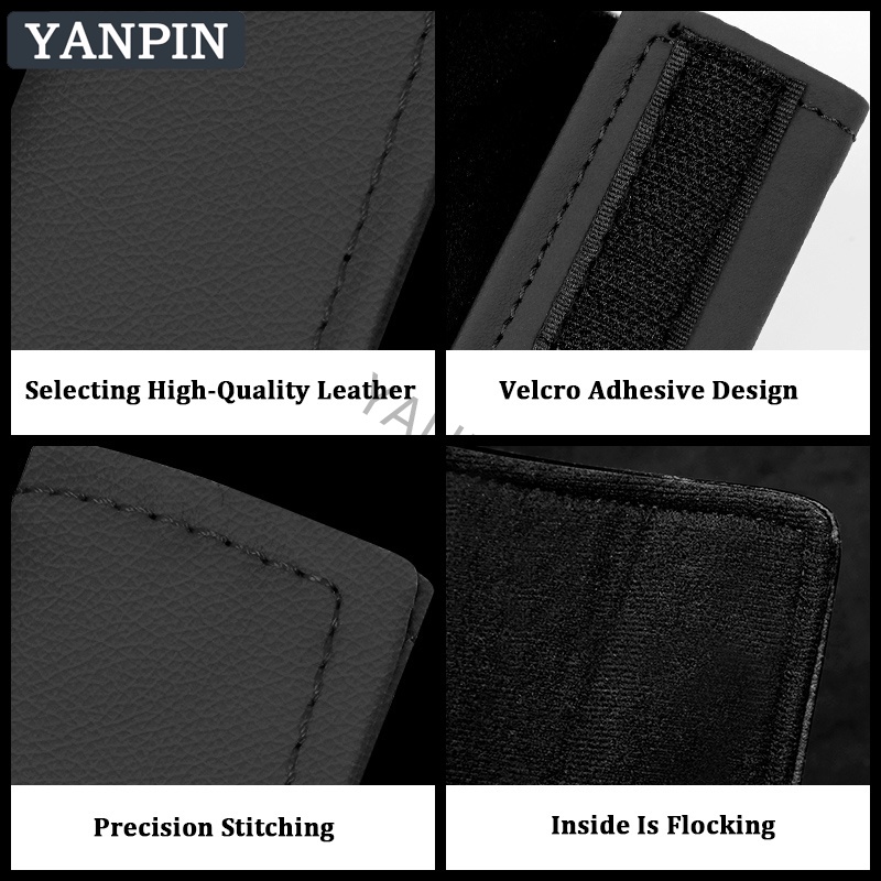 1 Vỏ Da Bọc Tay Cầm Xe Hơi napa