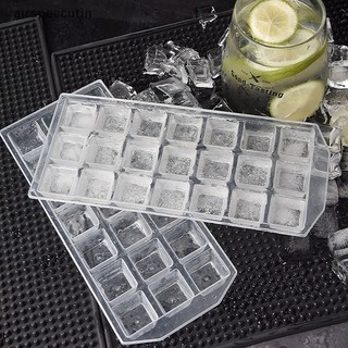 Airspecutin 1Pc 21 Lưới Làm Dày Khuôn Nhựa DIY Có Thể Tái Sử Dụng Whisky Khay Đá Khuôn EN