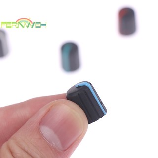 Bộ 10 Núm Vặn Chiết Áp Hình Chữ d Bằng Cao Su Mềm Xoay 180 Độ