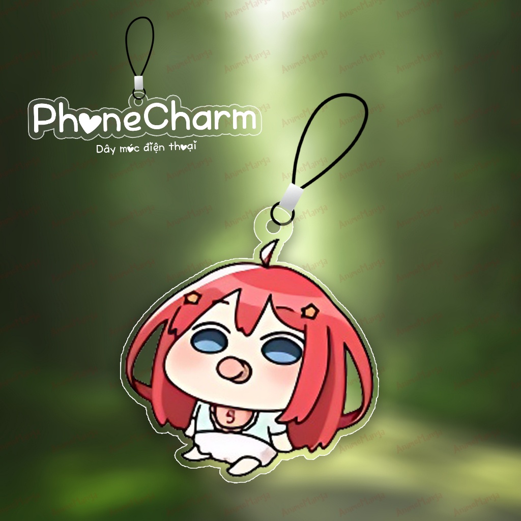 Móc Treo Gotoubun no Hanayome NHÀ CÓ NĂM NÀNG DÂU TREO Nakano Miku Yotsuba Itsuki Yotsuba chibi anime mica trong