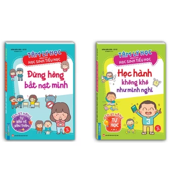Sách - Combo 2c - Tâm lý học dành cho học sinh tiểu học - Đừng hòng bắt nạt mình + học hành ko khó như mình nghĩ