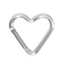 Giữ Hình Trái Tim Móc Khóa Kẹp Hợp Kim Nhôm Carabiner Kẹp Lò Xo Snap Móc Giá Đỡ