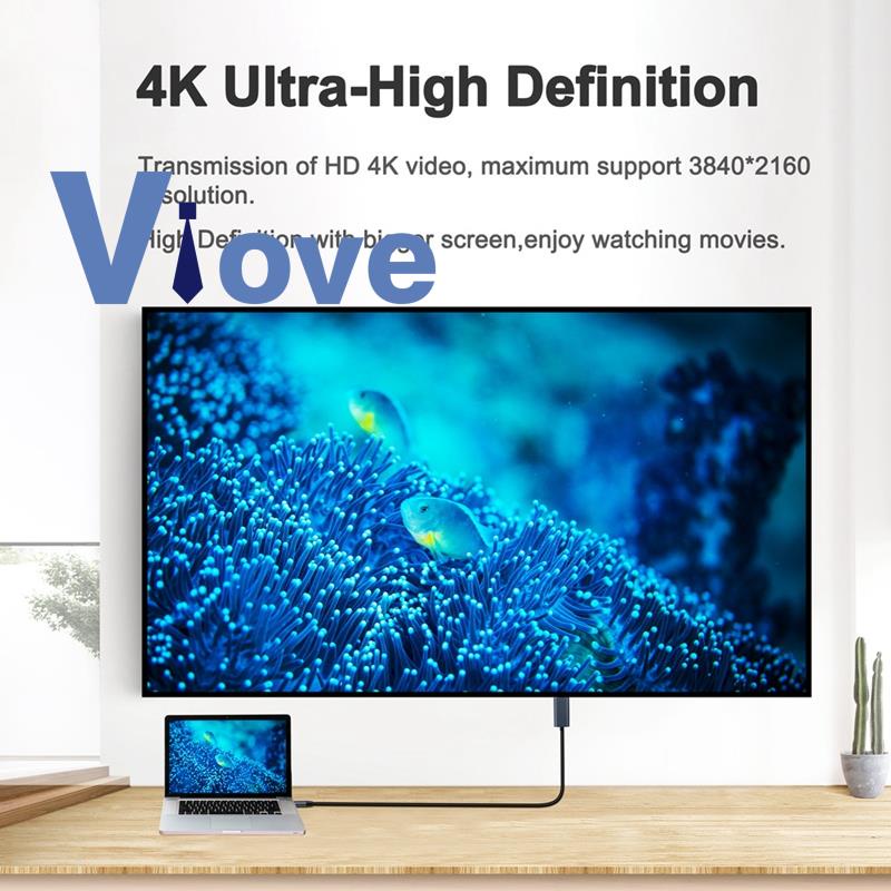 Cáp Chuyển Đổi usb c Sang hdmi 4k 60hz 3 Tương Thích Với Điện Thoại android / macbook / chromebook / Vtc