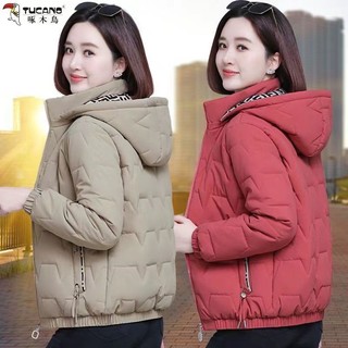 Áo Khoác Đệm Lót Lông Cừu Dày Dặn Dáng Ngắn Cỡ Lớn Không Phai Màu Thời Trang Mùa Đông Cho Phụ Nữ Trung Niên
