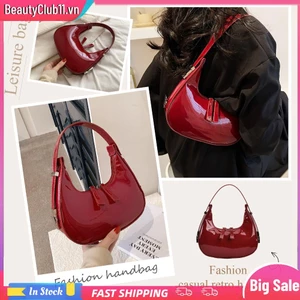 【Giao hàng từ Hà Nội】[beauty] Túi Xách Đeo Vai Màu Đỏ s) Đơn Giản Sang Trọng Dùng Khi Đi Du Lịch Dành Cho Nữ