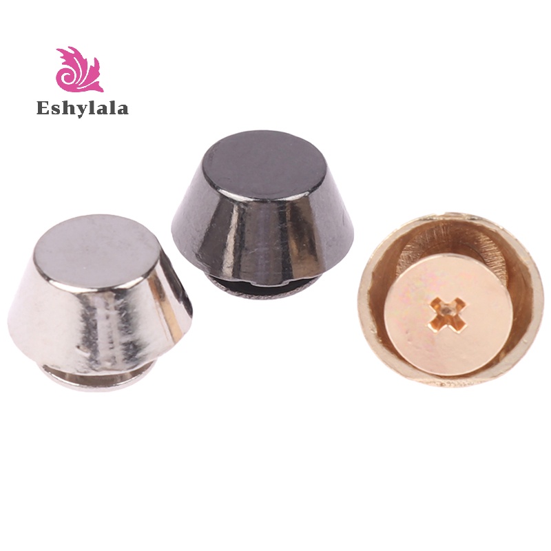 10 Bộ Kim Loại Chân Đinh Tán Đáy Cho DIY Da, Đinh Tán Bảo Vệ, Phụ Kiện Thắt Lưng [MỚI]