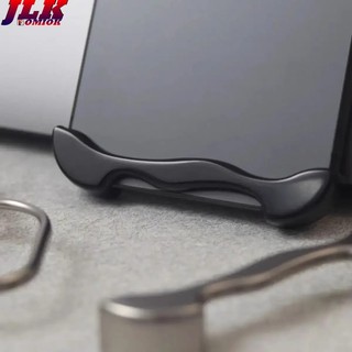 [JLK] Shape-Speciald Zinc Alloy Frameless Phone Case For iPhone 14 15 13 Pro Max Plus Lens Protection Metal Anti-Drop Protective Case