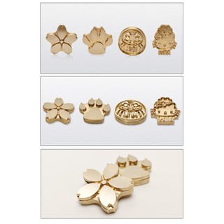 Bánh xây dựng thương hiệu khuôn 3 cm nướng cổ bánh xây dựng thương hiệu khuôn bun hấp nóng dập bánh tráng miệng xây dựng thương hiệu khuôn