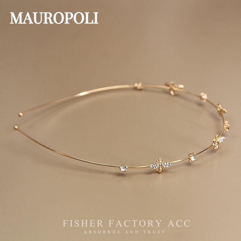 Mauropoli [Sẵn Sàng] Băng Đô Phong Cách Công Chúa Bướm Phong Cách Hàn Quốc Phong Cách Mới Siêu Cổ Tích Tính Khí Mùa Hè Băng Đô Đi Chơi Phụ Kiện Tóc Nữ