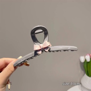 Kẹp tóc càng cua đính nơ, Cienle xinh xắn cho nữ phong cách Hàn Quốc