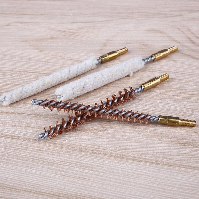 Mon 4 5mm 5 5mm Bore Tube Cleaner Coppers Bàn chải thoải mái có thể tháo rời