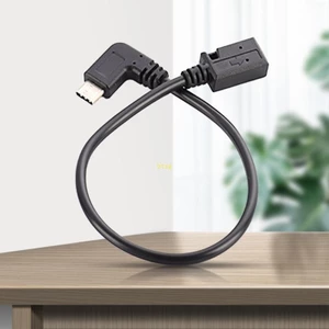 Bộ chuyển đổi BT Mini USB Female sang Type C Male 90 độ USB C Male