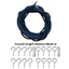 SA Chất Lượng Dây Rèm 5 Mét Với Phần Cứng 8 Móc Và 8 Lỗ Vít Bộ Cho Cửa Sổ Drap Treo Bộ Phụ Kiện