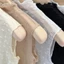 JKDESIGN Áo Croptop Ren Xương, Cổ Cao Có Thể Tháo Rời, Mỏng Thời Trang Phù Hợp Style Pháp