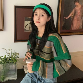 Áo Len Dài Tay Dáng Rộng Thiết Kế Mới Thời Trang Mùa Thu Đông Theo Phong Cách Hàn Quốc áo len croptop áo len mỏng
