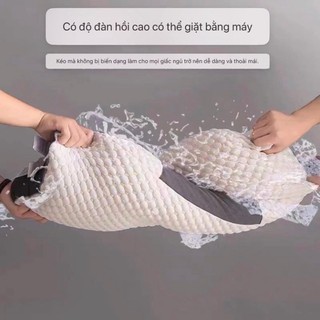 Gối GÒN tự nhiên cao cấp chống ngáy hỗ trợ giảm mỏi cổ vai gáy siêu mềm dễ chịu ngủ ngon sâu