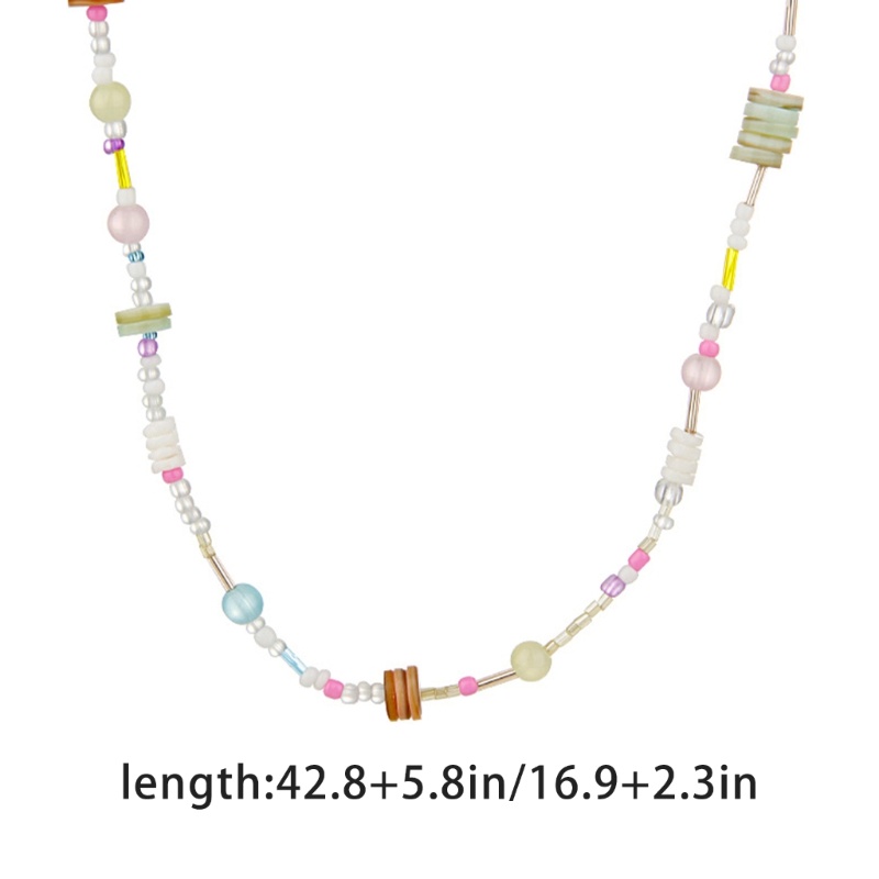 Coo Vòng Cổ choker Hạt Nhiều Màu Sắc Chất Liệu resin Thích Hợp Mặc Hàng Ngày
