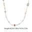 Unstop * Vòng cổ chuỗi hạt đầy màu sắc Phong cách Bohemian Vòng cổ Choker Trang sức dự tiệc