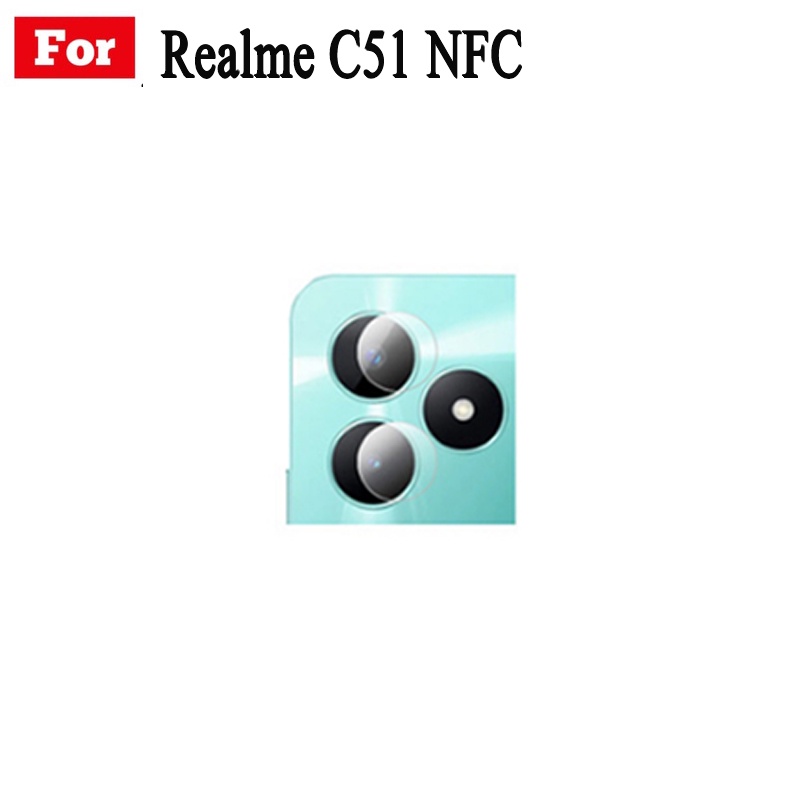Realme C51 NFC Kính Cường Lực Full Cover Phim Cho Realme C53 C55 C33 C35 C30 C30s C25 C25s C25Y C21Y C17 C15 C12 C11 2021 Ống Kính Máy Ảnh 3 Trong 1 Kính Bảo Vệ Màn Hình Và Phim Mặt Sau