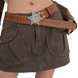 CAPA Teen Phong Cách Mỹ Thắt Lưng Cho Váy Nữ Có Khóa Khắc