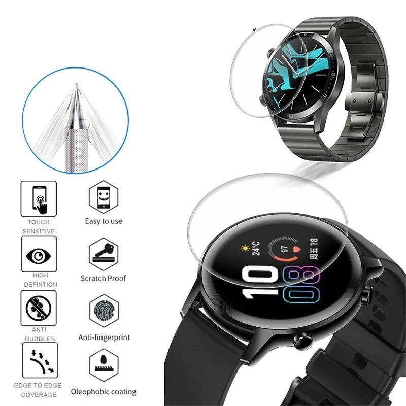 Phim bảo vệ Hydrogel trong suốt mềm cho Honor Band 7 6 5 4 cho Honor Watch 4 ES GS 3i 3 Pro Watch Full Cover Bảo vệ màn hình cho Huawei Honor Magic Watch 2 46mm 42mm
