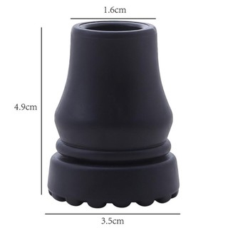 SCANDIFY Trekking Pole Tip Cover, Nắp đệm cao su chống trượt 16-22mm, Vỏ chân nạng Bền chống trượt Chất lượng cao Tấm lót đáy gậy leo núi đi bộ đường dài