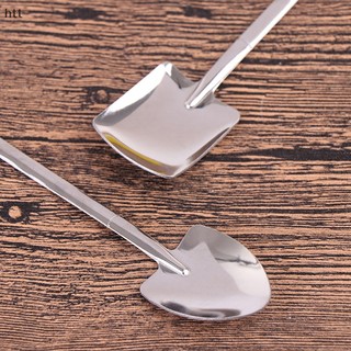 Bộ 4 Muỗng Cà Phê Bằng Thép Không Gỉ Phong Cách retro