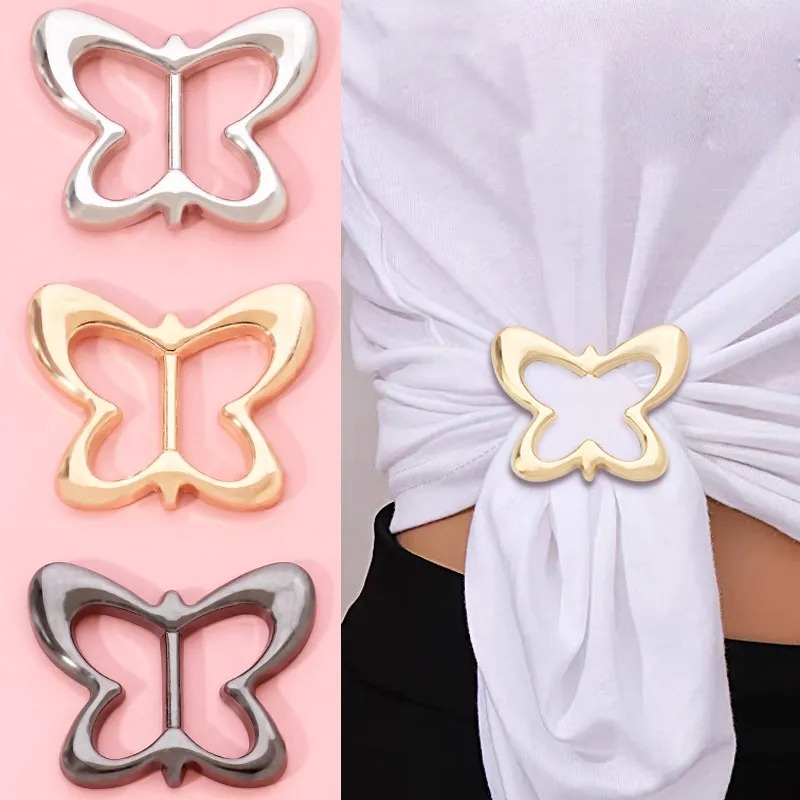 [Đặc Biệt] Khóa Cài Khăn Quàng Cổ Lụa / Kẹp Chéo Rỗng / Kẹp Kim Loại Hình Chữ x Sáng Tạo / Giá Đỡ Khăn Quàng Cổ / Khăn Choàng Thời Trang