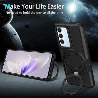 Dành Cho Vivo V27 5G V27 Pro V27E Ốp điện thoại PC Cứng Mặt Sau Mềm TPU Edge Quân Sự Chống Rơi Chống Sốc Mỏng Bao