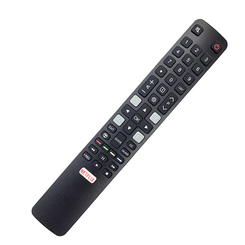 Điều khiển remote từ xa dùng cho tivi TCL ERC802N dài dẹt loại đa năng dùng cho các dòng có internet của TCL - tặng pin