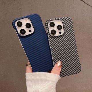 Ốp Lưng Sợi Cứng Không Khung Siêu Mỏng Cho IPhone 15 ProMax 15 14 Plus 13 12 Mini 11 Pro Max Xr X Xs 7 8 Plus Cool Cover K01