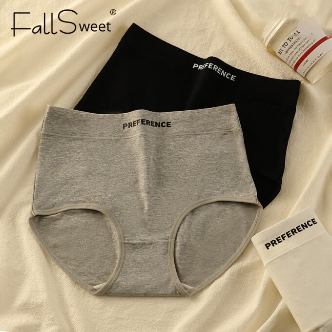 Ảnh Fallsweet combo 3 Quần Lót cotton Mềm Mại Kháng Khuẩn Lưng Cao size m-xxl 3