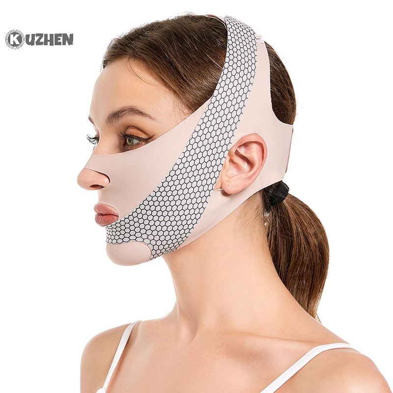 Khẩu Trang kuzhen Tạo Khuôn Mặt Chữ v Thon Gọn Cải Thiện Sức Khỏe Cho Nữ