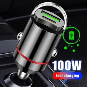Pd + Cốc Sạc Nhanh usb mini Vô Hình 66w Đa Năng Cho Xe Hơi